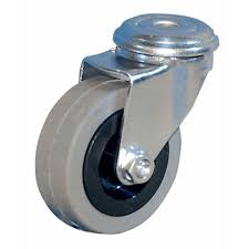 Mini Lenkrolle Rad Transporthilfe Gummi