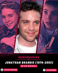 Hi, guys! Just to let you know that my friend Gaby and I have a created a  Facebook page dedicated to our dear Jonathan Brandis and we already have  500 members. If