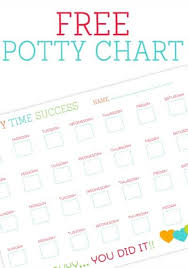 potty training free printable potty charts