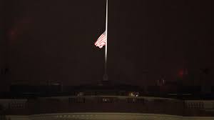 The position of a flag lowered about halfway down a mast, staff, etc., esp. Why Are Flags Flown At Half Staff In Times Of Mourning Mental Floss