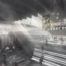 An experimental music proposal, exploring arabic typography and alternative music, in the event branding. Gallery Of Cinema Hall Of Locarno Film Festival Proposal Mauro Turin Architectes 5