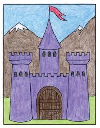 Put in the finishing touches. How To Draw A Castle Art Projects For Kids