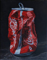 Drawing Crushed Soda Cans Google Search Art Painting Oil Hyperrealism Paintings Canning