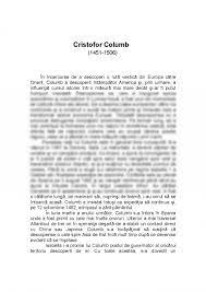 Informații despre începutul carierei sale de navigator sunt nesigure. Referat Cristofor Columb 380704 Graduo