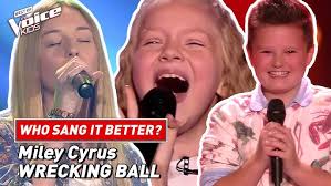 Ella & Sienna V Robbie : Miley's 'Wrecking Ball'