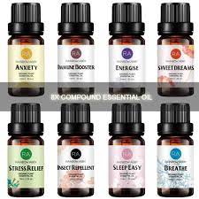 10ml Essential Oils Kits Peppermint Oil Jasmine Orange Natural Aroma Oil Body Massage Oi Essential Oils Kit Essential Oil Fragrance Pure Organic Essential Oils