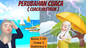 Ringkasan materi kelas 3 sd tema 5 cuaca lengkap. Perubahan Cuaca Cuaca Ekstrem Kelas 3 Sd Tema 5 Subtema 2 Youtube