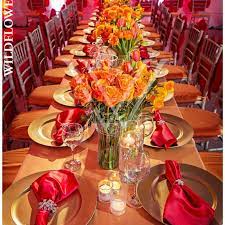 Iridescent Taffeta Apricot Wildflower Linen Red Napkins Diy Table Settings Thanksgiving Table Settings