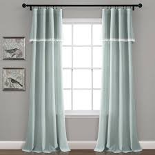 Here we have everything you need. Linen Lace Window Curtain Panels Lush Decor Target