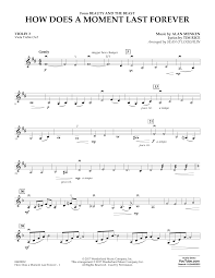 Sean O Loughlin How Does A Moment Last Forever From Beauty And The Beast Violin 3 Viola Treble Clef Sheet Music Download Pdf Score 371154