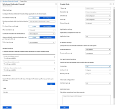 Create Windows Firewall Rules In Intune Windows 10 Windows Security Microsoft Docs