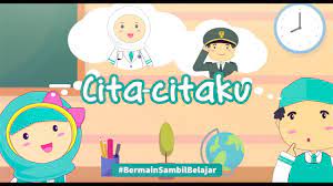 Gambar mewarnai tema cita citaku. Cita Citaku Bersama Erlangga Video Animasi Youtube