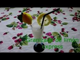 Ingredientes 200 Gr De Azucar 1 2 Litro De Agua Fria 3 Limones 500 Gr Cubitos De Hielo Preparacion Echar Al V Granizados Recetas Monsieur Cuisine Limon