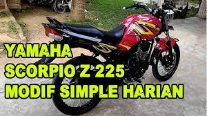 Modif scorpio modif scorpio z modif scorpio japstyle modif scorpio jadi trail modifikasi scorpio z | modifikasi new yamaha scorpio z 225cc robot modif ringan. Modifikasi Motor Scorpio Z 225 Motor Scorpio Motor Sport