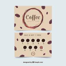 download coffee shop loyalty card template with elegant stye for free loyalty card template coffee gifts card loyalty card coffee