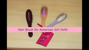 Wire bristle wig hair brush works for 18 american girl & bitty baby dollsfrom $5.99. Hair Brushes For Our Generation And American Girl Dolls Youtube