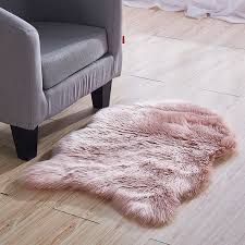 Genuine real sheepskin rug ivory sheepskin rug single pelt wool fur throw floor rug 2 x 3 free shipping this sheepskin rug measures approximately 2ft x 3ft on the fur side. Faux Fur Rug