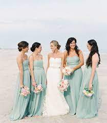 10 Beautiful Bridesmaid Looks For Beach Weddings Beach Bridesmaid Dresses Beach Wedding Bridesmaid Dresses Teal Bridesmaid Dresses