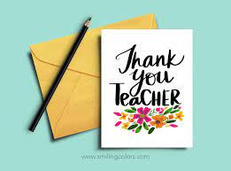 Live chat · greeting cards · for teachers · bulk pricing Thank You Teacher A Set Of 3 Free Printable Note Cards Smiling Colors