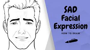 Sad drawing, pencil, sketch, colorful, realistic art. How To Draw A Sad Expression Face Youtube