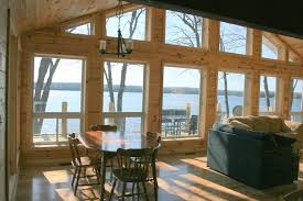 Looking Out Living Room Floor To Ceiling Windows Cottage Interiors Living Room Sets