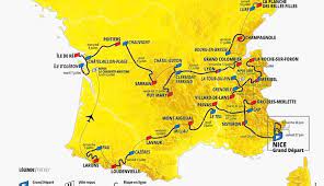 Le tour de france 2021 se déroule du samedi 26 juin au dimanche 18 juillet. Tour De France 2020 La Carte Du Parcours Les Details Et Le Profil Des Etapes 3bikes Fr Votre Magazine Velo Et Triathlon