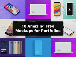 10 Free Mockups That Make Your Portfolio Look Amazing Free Mockup Make It Yourself 10 Things
