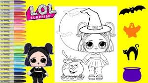 This set of printable pictures is another place that will surely appeal mainly to girls. Lol Surprise Dolls Coloring Book Page Dusk Halloween Coloring Lol Surprise Youtube