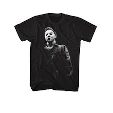 Buy Cool Shirts Halloween Movie Michael Myers Boo Tee Shirt Black Xl Walmart Com Walmart Com