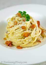Pinoy Style Carbonara Recipe Carbonara Recipe Easy Carbonara Recipe Recipes