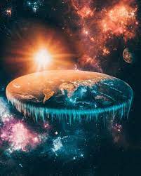 Flat Earth Ar Flat Earth Flat Earth Theory Space Art