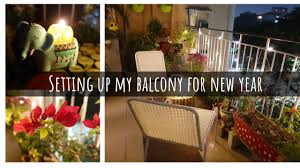 Balcony design ideas, inspiration & pictures. Setting Up My Balcony For New Year Balcony Design Ideas Balcony Makeover Small Apartment Balcony Homegardeneasy