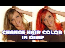 Use Layer Mask To Change Hair Color In Gimp In 2020 Change Hair Change Hair Color Hair Color