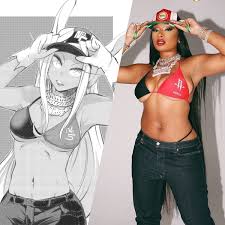 Megan thee stallion hasn't been afraid to share her love of anime with the world, either by being interviewed by the fine folks at crunchyroll to discuss how inuyasha was her first anime crush or taking to instagram to share numerous fan art of herself as anime characters, we decided to share some of. Anime Anonymous On Twitter My Hero Academia Manga Assistant Nstime23 Drew Mirko In Some Of Megan Thee Stallion S Most Iconic Poses