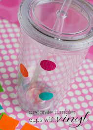 How To Decorate Tumbler Cups With Vinyl A Diy Tutorial And Free Printable Tumbler Cups Tumbler Cups Diy Tutorial