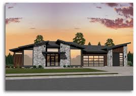 The plan collection strives to offer our customers a variety of quality modern house plans with different characteristics to match any taste. Mi 6 Modern House Plan One Story Modern House Plans With A Garage
