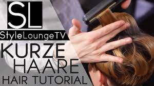Kurze haare locken frisuren selber machen mit glatteisen. Hair Tutorial Quick Easy Haare Stylen Kurze Haare Stylen Dennis Youtube