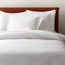 We have the duvet cover sets in all standard and practiced dimensions, which include single size duvet cover, double duvet cover, queen size, & king sizes. Linen White Duvet Cover Cb2