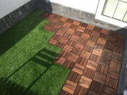 Roof Terrace With Ikea Decking Tiles And Oakham Artificial Grass 3 Rooftop Patio Balcony Decor Balcony Design