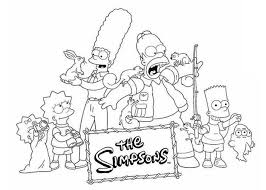 Their very special humor, sometimes not appreciated by everyone is the key to the phenomenal success of the serie. Simpsons Family Coloring Pages