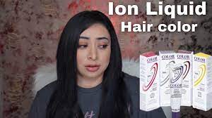 Ion Liquid Permanent Hair Color In Jet Black How To Mix This Dye Up If You Are A First Timer Youtube