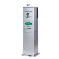 A pet waste station provides the waste bags and container necessary to remove and dispose of the pet waste from the surrounding area. Indoor Pet Waste Station Clear Pet Messes Easily Crown Products