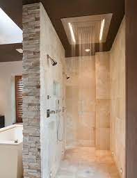This doorless shower can be so fascinating at the same time, no wonder people would like to have this kind of shower. Doorless Shower Designs Teach You How To Go With The Flow