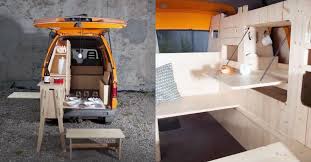 Une Mini Maison Mobile Amenagee Pour Voyager Plus Librement Decouvrez Le Van De Kerstin Video Maison Mobile Mini Maison Piaggio Porter