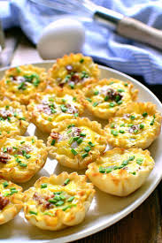 Quiche Lorraine Bites Are Packed With All The Delicious Flavors Of Quiche Lorraine And Perfect For Serving At A Breakf Breakfast Party Breakfast Brunch Brunch