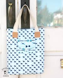 Beginner Tote Bag Pattern The Derby Tote Polka Dot Chair