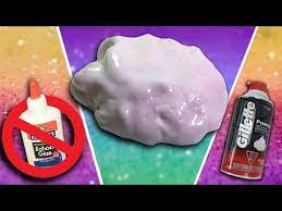Remove from the freezer and play! How To Make Fluffy Slime Without Glue Borax Detergent Or Starch Youtube