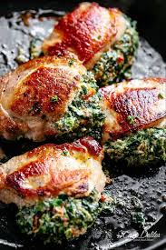 1 tablespoon olive oil, (or just enough to brush the chops). Baked Spinach Stuffed Pork Chops Never Fail To Impress Cafedelites Com Pork Recipes Food Pork Chop Recipes