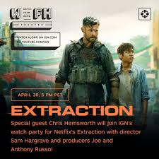 Netflix has come through for us this next month, and here are a. Ign On Twitter Chris Hemsworth Will Make A Special Guest Appearance On Ign S Wfh Theater For Netflix S Action Packed Extraction Joining Director Sam Hargrave And The Russo Brothers Https T Co Lomf6qhumk Https T Co Dbbdzgztuo