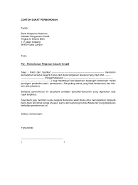 Contoh Surat Permohonan Pinjaman Bank Pdf Pdf